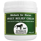 Biteback Products 'Sweet Relief' Midge Barrier & Skin Support Cream - Powerful Fly & Insect Barrier with Benzyl Benzoate for Horses - Essential Horse Product Midge Guard & Skin Protection - 500g