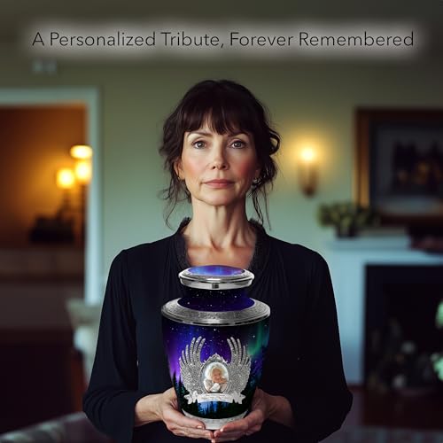 Image of Northern Lights Cremation Urns for Human Ashes Adult Female Urns for Ashes
