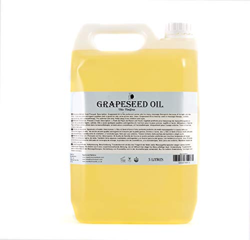 Preisvergleich Produktbild Mystic Moments Traubenkern Trägeröl - 5 Liter - 100% Rein