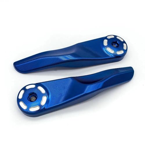 JBPIHZT Für Ducati Für Multistrada V2/ Für Multistrada 950 1200 1260 Für Enduro Motorrad CNC Lenker Handprotektoren Handschutz(Blau)