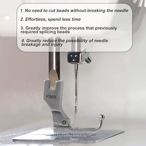 Prensatelas Para Maquina De Coser Vestido De Novia P369 miniatura 5