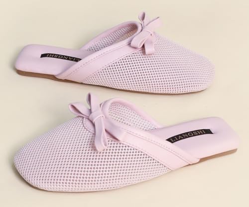 Mesh Slippers for Women High Class Luxurious Mesh Sandals Casual Slingback Flats Lightweight Mules4