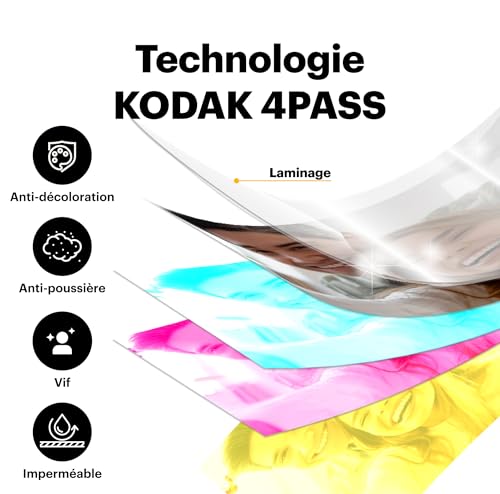 KODAK ICRG260 – Cartouche photo 4PASS avec papier 60 tirages 5 3x8 6 cm Compatible Mini Shot 2 Mini Shot 2 Retro Mini 2 Mini 2 Retro - vue 6
