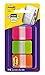 Post-it 686-PGOT Haftstreifen Index Strong 25,4 x 38 mm, sortierte Farbe, 3 x 12 Haftstreifen im Etui
