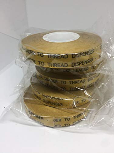 Image of ATG Transfer Gun Double Side Refill Tapes, Reverse Wound Adhesive Transfer Tape Acid Free Gold Paper Liner ATG-750, 1 /2 inch X 36 YD (33M) Pack of 2 Rolls