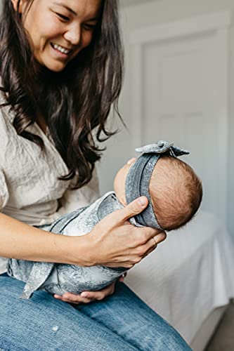 Image of Copper Pearl Swaddle Blankets for Newborns | Soft Stretchy Receiving Blankets for Boys and Girls | Large 46 x 46 Inch Baby Blankets | Lightweight and Breathable Swaddles | Thrasher