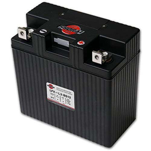 Shorai LFX36L3-BS12 Extreme Rate Lithium Iron Powersports Battery