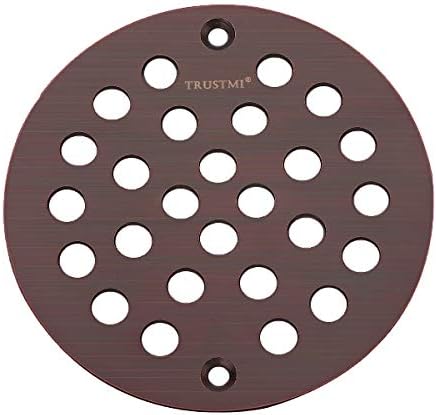 Moen 102763WR Kingsley 4-Inch Screw-In Shower Straine, Wrought Iron