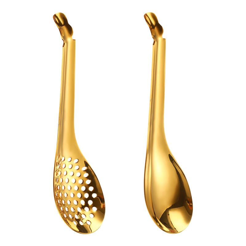 FlorauspiciousStainless Steel Western Kitchenware (Caviar Spoon)