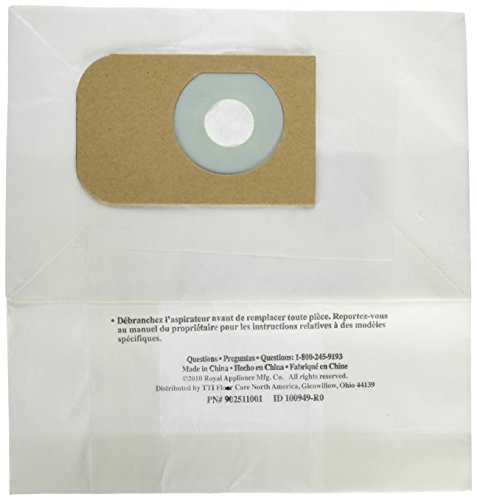 Sac en papier Hoover Kenmore 5011 filtre poussière pour entretien maison