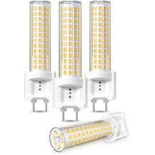 Klarlight 15W LED G12 Bulb, Natural White 4000K 2-Pin Base Corn Light, 150W Ceramic Metal Halide Equivalent for Corridor, Home, Office, Street, Warehouse Lighting 4-Pack
