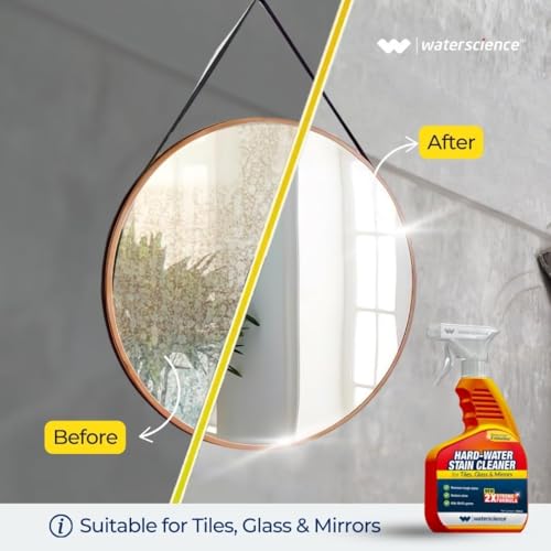 Image of WaterScience Ultimate Cleaner Combo | Tap Cleaner and Limescale Remover (1L)+ Free Microfiber Cloth | Washing Machine Descaler Tablets & Kitchen Cleaning Wipes For Bathroom, Kitchen Hard Water