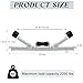 Datanly 2204 lbs Boat Trailer Rollers Large Load Capacity Boat Trailer Parts Bottom Support Bracket Accessories Steel Adjustable Support Bracket for Small Motors Sailing