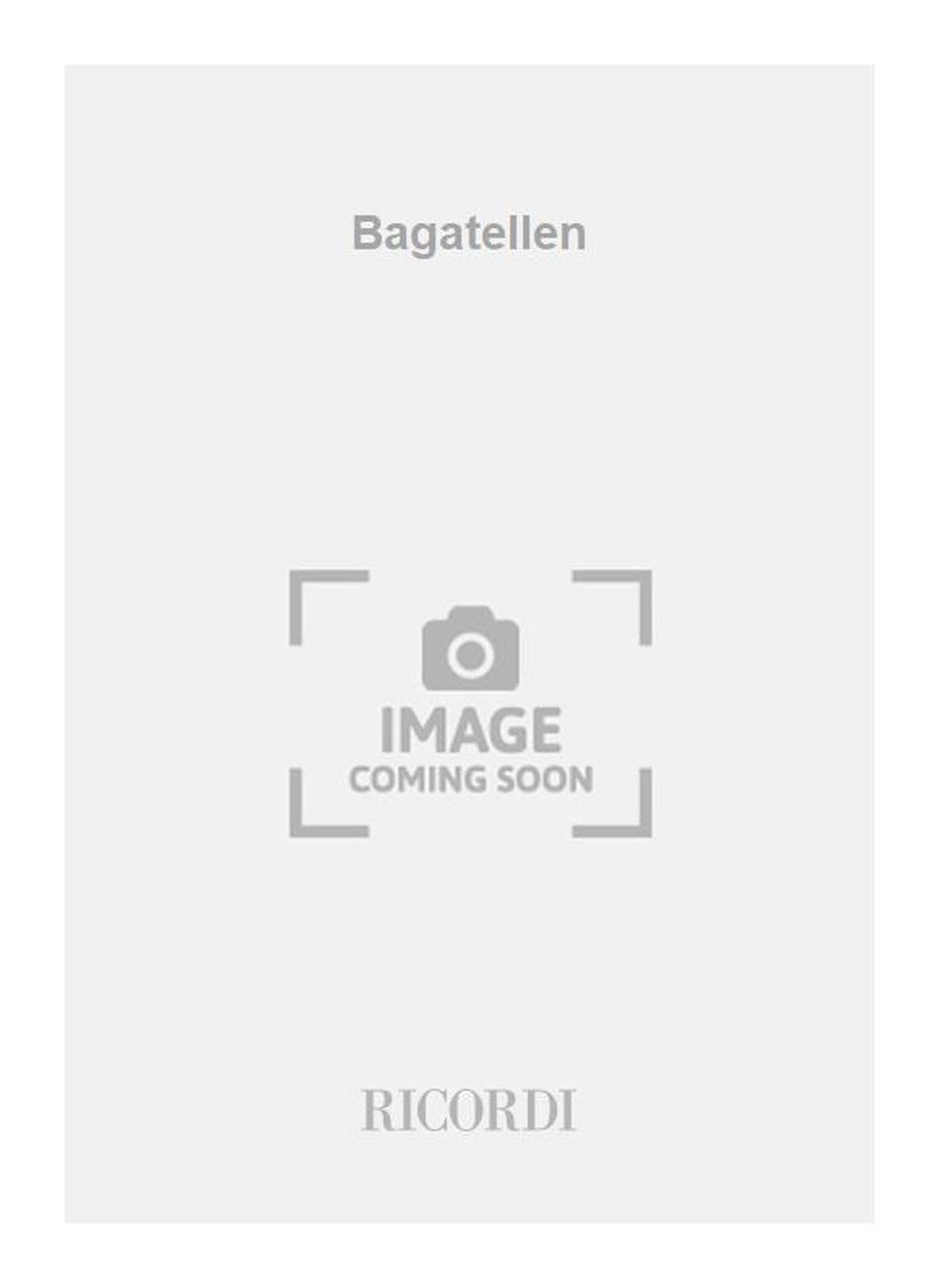 Heiner Goebbels-Bagatellen-Violin and Sampler-BOOK+PART