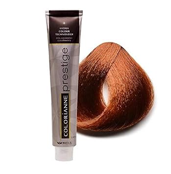 Brelil Colorianne Prestige Technologically Advanced Cream Dyeing Treatment Hydra Color Technology, Intense Copper Blonde, 100 ml./3.38 fl.oz. 7/44