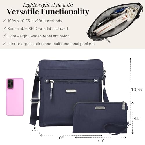 Image of Baggallini womens Go Bagg With Rfid Phone Wristlet