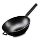 Produktbild Velosan -Gusseisener Wok Friedrich August II. - 32 cm Gusseisen Pfanne mit Emaillie