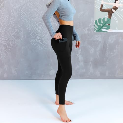 Leggings with Pockets for Women Yoga and Daily Activities