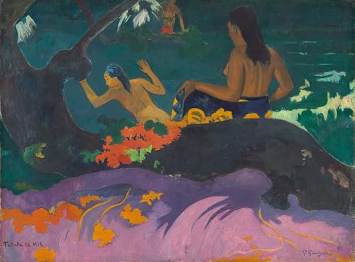 Toile Fatata Te Miti Paul Gauguin 60x90cm pour décoration murale