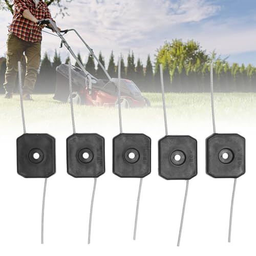 lvifloae 5 Pezzi di Filo da Taglio Universale per Decespugliatore Elettrico， Nylon Resistente all‘Usura 2.4mm， Rifornimento per Tagliabordi e Manutenzione del Giardino， Confezione Conveniente