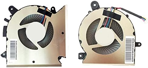 Ventilateur de rechange pour processeur et processeur graphique MSI GF63 GF65 Thin MS-16R1 MS-16R2 MS-16R3 MS-16R5 WF65 Series PABD08008SH PAAD06015SL (ventilateurs côté gauche + droit)