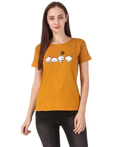 Image of NIVIK Printed Cotton T-Shirt for Women