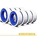 VOTMELL 8 Rolls 1/2 Inch(W) X 520 Inches(L) Teflon Plumbers Tape,Pipe Sealing & Plumbing Thread Tape,PTFE Water Sealant Seal for Shower Head,White