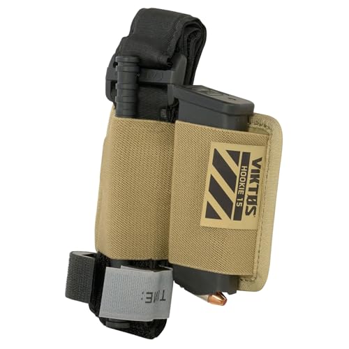 VIKTOS Hookie 15 Double Pistol Magazine Holder | Durable Tactical Storage Accessory with Elastic Webbing, Hook Backing & Versatile Design | Compact 4.5" W x 3.75" H Gear Organizer, Fieldcraft - VIKTOS