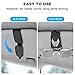 Teraves 2 Pack Sunglass Holder Clip for Car Visor, Upgrade Magnetic Leather Sunglasses Glasses Eyeglasses Visor Clip, Guardian Angel Gift for New Driver
