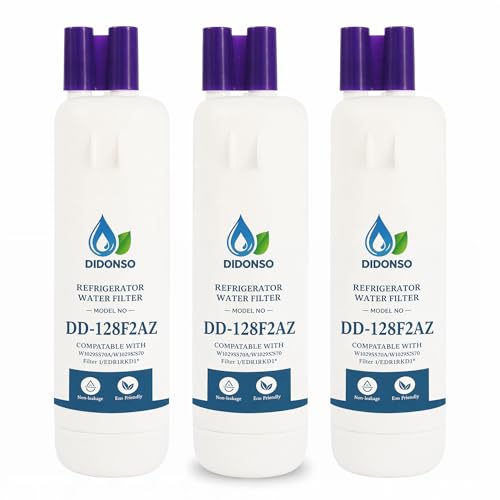EDR1RXD1 Water Filter Replacement Compatible with W10295370A WHR1RXD1 Filter 1 Kenmore 46-9930 9930 46-9081 9081 P8RFWB2L W10291030 3 Pack