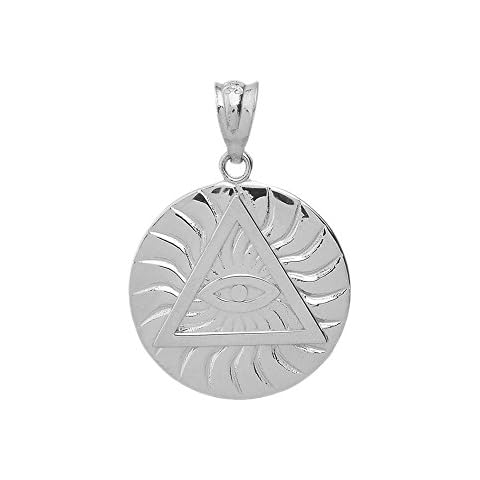 Sterling Silver Triangle Eye Pendant Cover