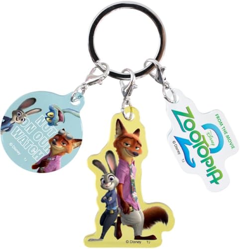 ティーズファクトリー ディズニー 3チャームキーホルダー ズートピア2/B DN-5549164ZB