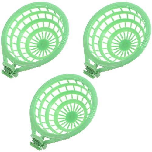 HIAKDOFT 3 Stück Teiliges Kunststoff Taubennest Robuste Nistschalen mit Glatter Oberfläche Vielseitig für Zucht Brut und Schutz von Taubeneiern Langlebig und Sicher für Heimvögel