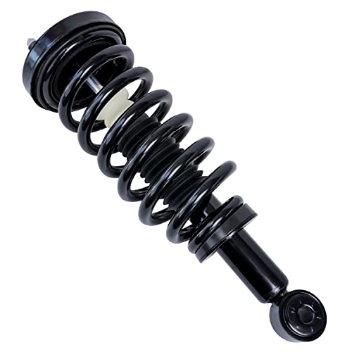 Image of Detroit Axle - 2pc Rear Struts for 2003-2006 Ford Expedition Lincoln Navigator, 2 Complete Struts Shocks with Coil Spring Assembly 2003 2004 2005 2006 Replacement