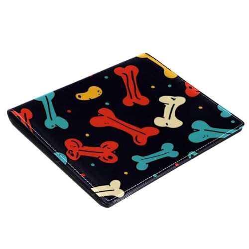 Funda para libros grande Dog Bones reutilizable para cuadernos de 9.8x11 3
