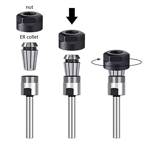 Pince ER20 support de tour C20-ER20-100L anti-vibration stable