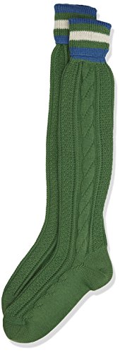 Lusana Trachtenkniestrumpf Wolfgang Trachtenstrümpfe, Multicolore (émeraude/Bleu Moyen/Naturel 361013), 46-47 Homme Cover