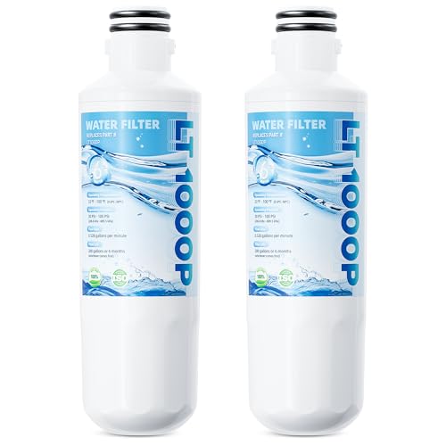 LT1000P ADQ747935 Water Filter Replacement for LG LT1000P/PC/PCS, ADQ74793501, ADQ74793502, Kenmore 46-9980, Pack of 2 | by PANDEELS
