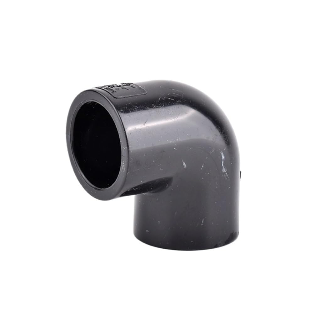 Złączka ze stali nierdzewnej 304, Złączki rurowe PCV 20-50 mm, czarne, do nawadniania i odprowadzania wody w akwarium(90 Degree Elbow,50Mm Black)