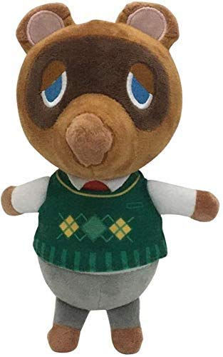 Animal Crossing New Leaf 8 inch Plush 2020 Game Characters Stuffed Doll with Clothes for Animal Crossing Series Toy (Tom Nook)