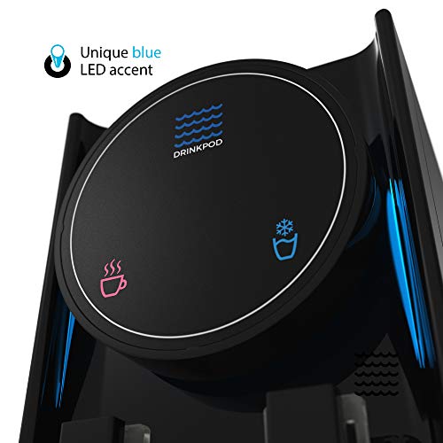 Bottleless Water Cooler Hot and Cold Water Dispenser for Offices & Homes (Black)