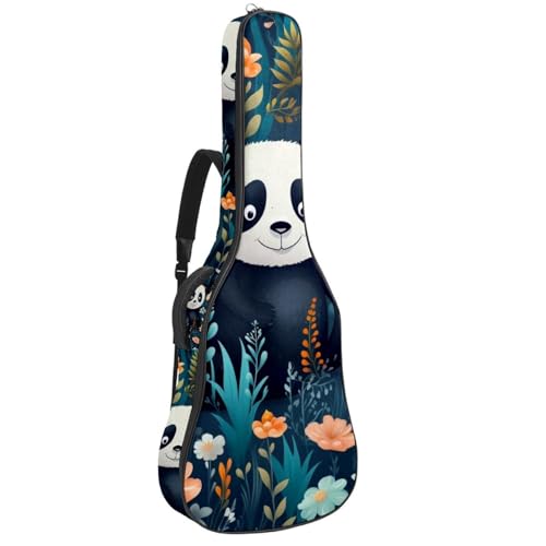 Sac de guitare acoustique avec plusieurs poches et protection éponge