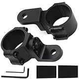 2Pcs 360° Adjustable Car Mount Bracket for UTV ATV RZR 4WD LED Whip Light Bar 1.75