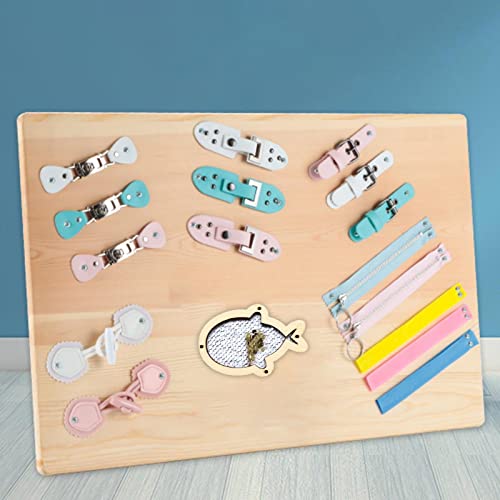Tablero sensorial Busy Board: el juguete de madera ideal para la motricidad 7
