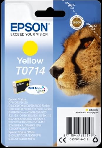 Cartouche Epson T0713 jaune de 7ml pour imprimante Stylus