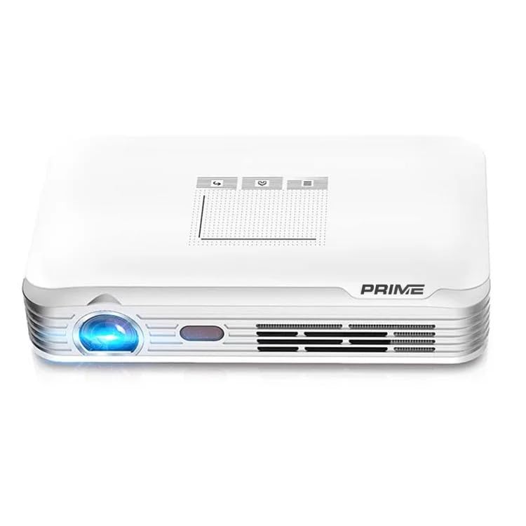 Prime 3D Ultra Edge X7 Pro DLP Auto Focus 4K Projector | Active 3D | 18500 Lumens | 300000:1 Contrast | 400″ Display | WiFi, Bluetooth, HDMI, USB | Home Theater & Office Use