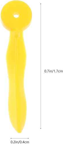 Miniatura 2 de DOITOOL 100 piezas de plástico dental cuñas PC dientes cuña herramienta auxiliar de llenado de dientes para tratamiento endodóntico (amarillo)