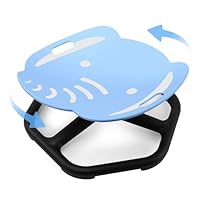 E-Solem Sensory Spinning Chair for Autism Kids Toddler Sensory Toys Swivel Chair for Autistic ADHD Training Balance & Coordination for Indoor Outdoor Play, Upgrade Handle & Fluorescent Seat (Blue)