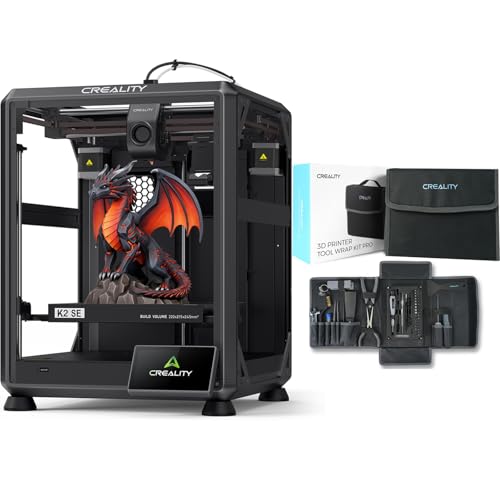 Image of Creality K2 SE 3D Printer Bundle with 74Pcs 3D Printing Tool Wrap Kit
