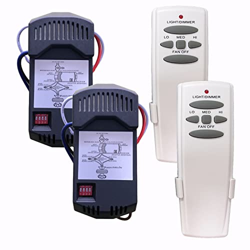 Wn Ceiling Fan Remote Control Dimmable Replace For Hampton Bay, Harbor Breeze, Hunter, Replacement Of Hampton Bay Harbor Breeze Hunter,Hd5 R28 2Pack … #TOP19